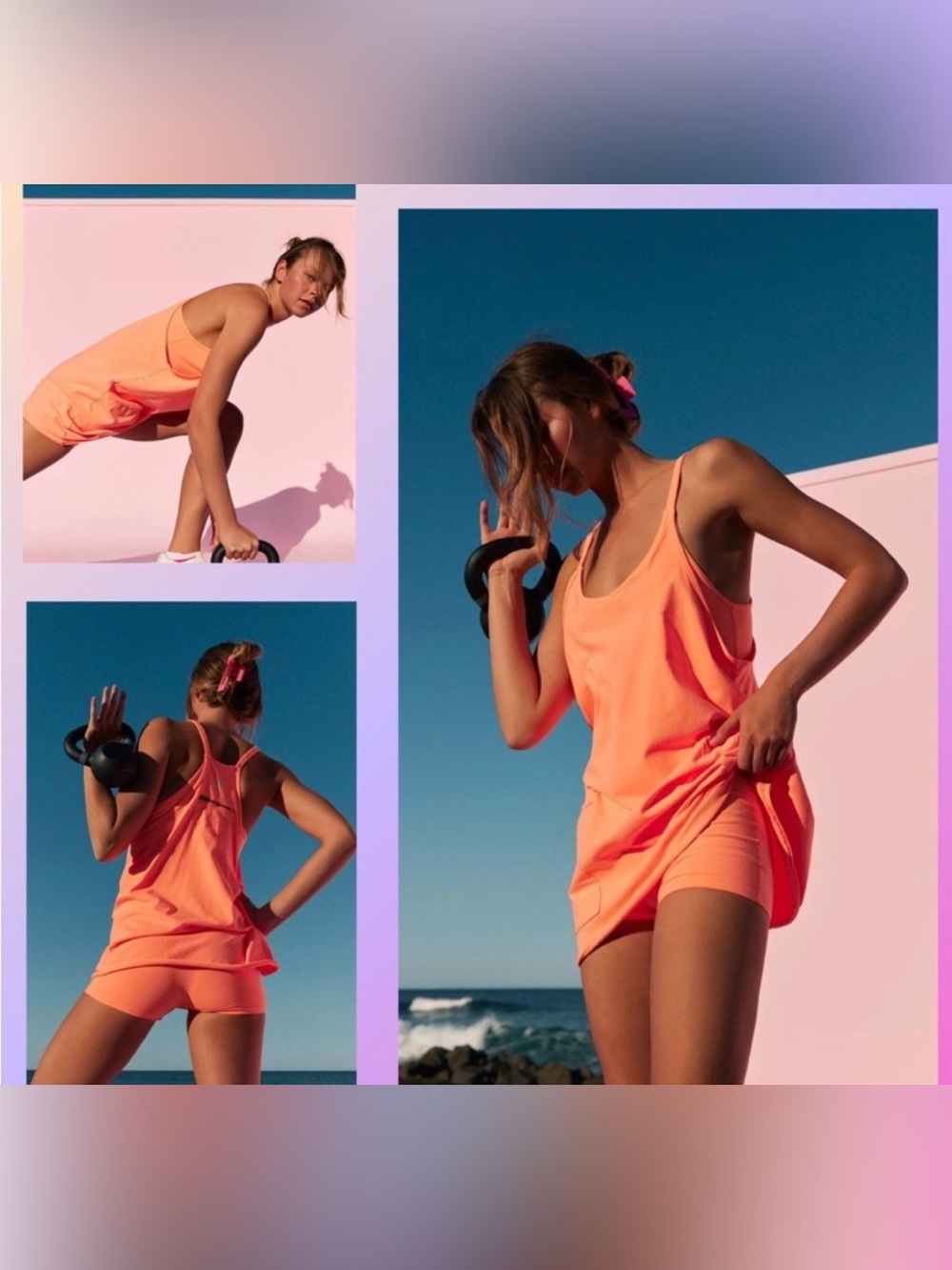 Free People Movement hot shot mini dress. NWT. Fruit punch